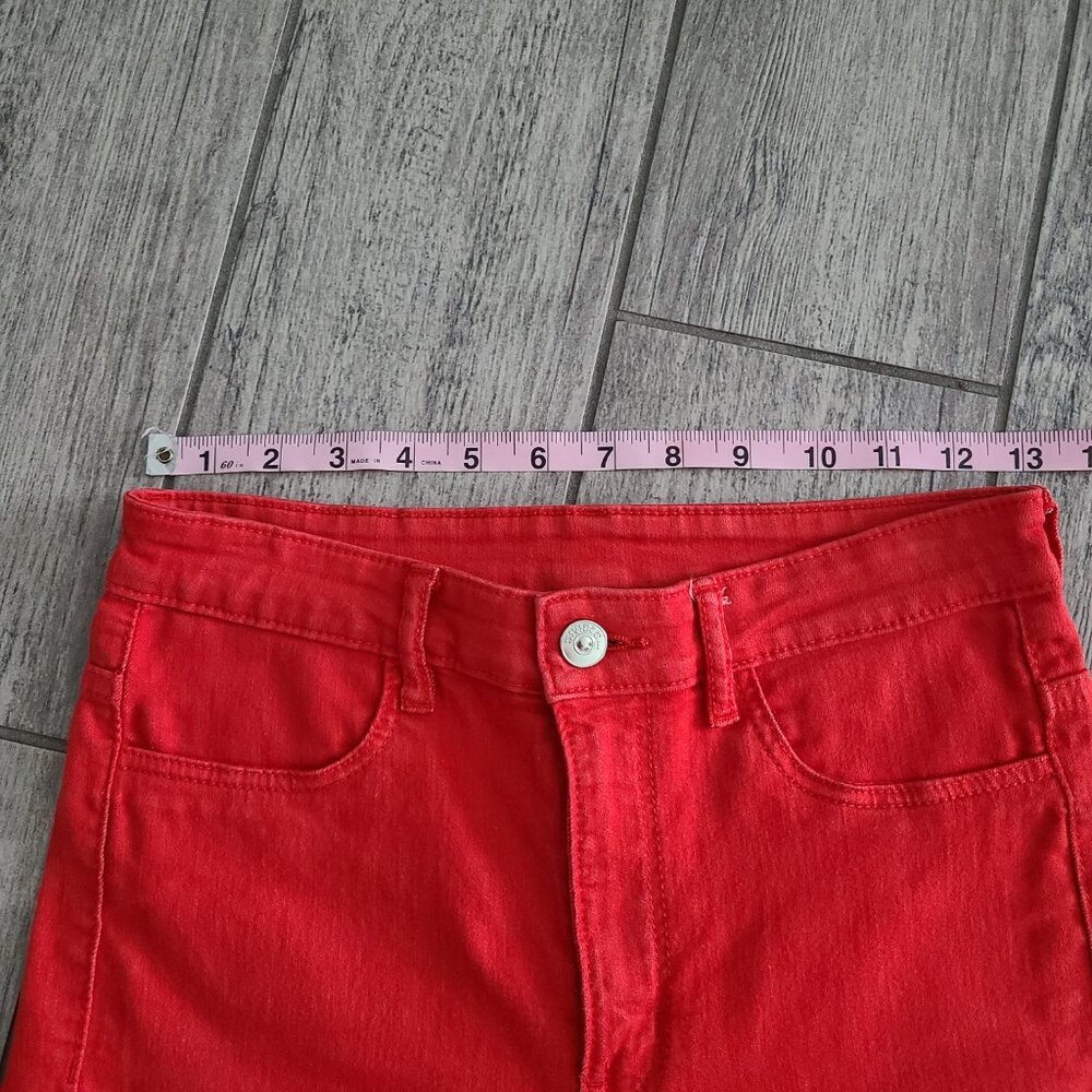 H&M Divided Skinny Jeans Women’s Size 8 Red - Picture 7 of 11
